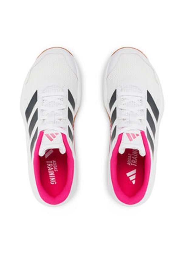 Adidas - adidas Buty na siłownię Dropset Base JS3164 Biały. Kolor: biały. Materiał: materiał. Sport: fitness