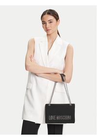 Love Moschino - LOVE MOSCHINO Torebka JC4192PP1NKD000B Czarny. Kolor: czarny. Materiał: skórzane #6