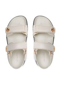 Tory Burch Sandały Kira Sport Sandal Calf Leather 144328 Écru. Materiał: skóra. Styl: sportowy #3