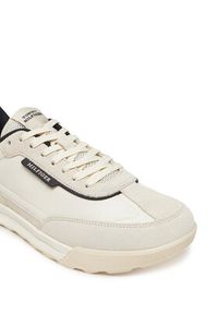 TOMMY HILFIGER - Tommy Hilfiger Sneakersy Retro Runner Nylon Mix FM0FM05523 Écru. Materiał: zamsz, skóra #3