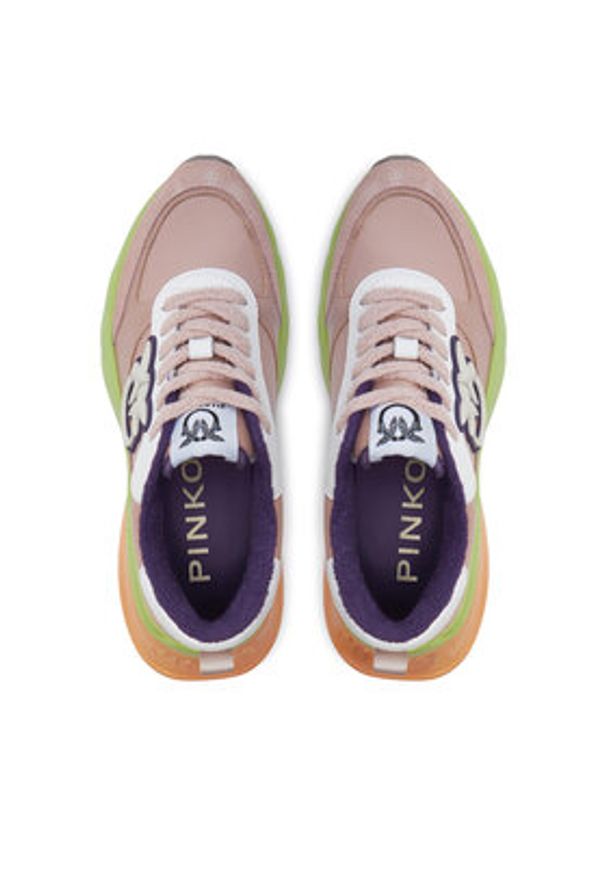 Pinko - PINKO Sneakersy Ariel 04 SS0029 P052 Różowy. Kolor: różowy. Materiał: skóra