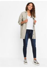 bonprix - T-shirt z dekoltem w serek. Typ kołnierza: dekolt w serek. Kolor: biały. Długość rękawa: krótki rękaw. Długość: krótkie, długie #2