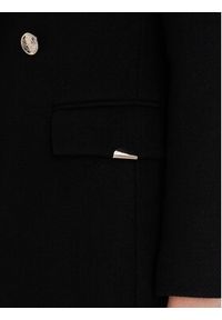 Morgan Płaszcz wełniany 252-GATIM.F Czarny Regular Fit. Kolor: czarny. Materiał: syntetyk #6