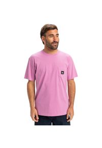 Quiksilver - Koszulka z krótkim rękawem dla Mężczyzn SALT WATER Fioletowy. Kolor: fioletowy. Materiał: materiał, bawełna. Długość rękawa: krótki rękaw. Długość: krótkie