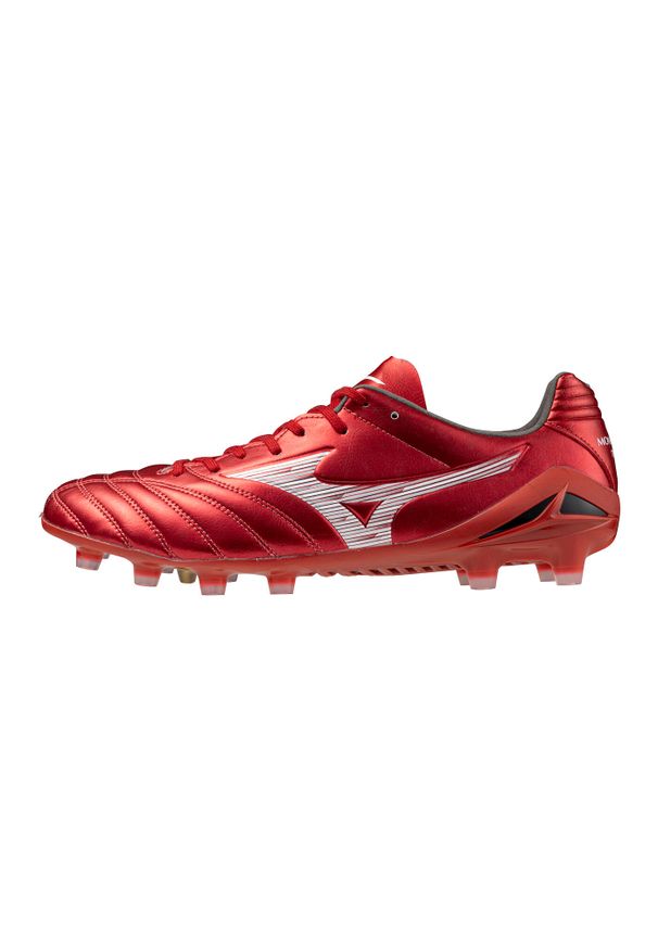 Buty piłkarskie Mizuno Monarcida III Pro FG. Kolor: czerwony, wielokolorowy, biały. Sport: piłka nożna