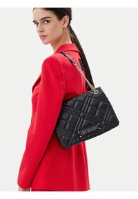 Love Moschino - LOVE MOSCHINO Torebka JC4153PP1MLA000B Czarny. Kolor: czarny. Materiał: skórzane #4