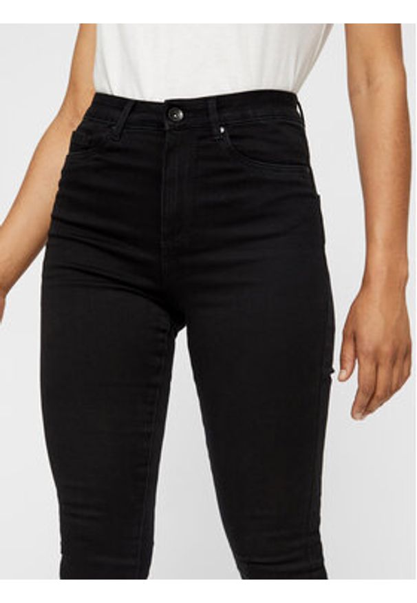 Vero Moda Jeansy Sophia 10209215 Czarny Skinny Fit. Kolor: czarny