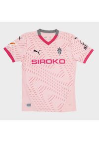 Oficjalna chłopięca koszulka piłkarska Puma Real Sporting sezon 2024-25 sport. Kolor: różowy. Sport: piłka nożna #1