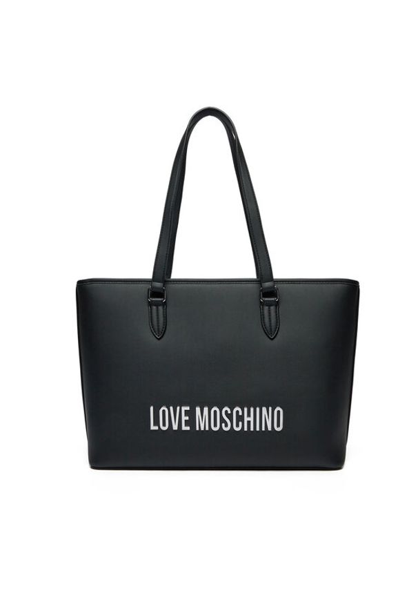 Love Moschino - LOVE MOSCHINO Torebka JC4190PP1MKD000B Czarny. Kolor: czarny. Materiał: skórzane