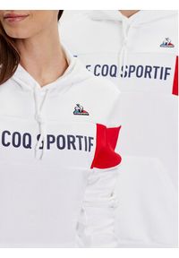 Le Coq Sportif Bluza Unisex 2310015 Biały Regular Fit. Kolor: biały. Materiał: bawełna #4