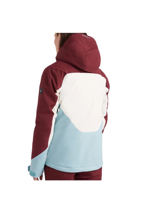 Kurtka ocieplana O'Neill z izolacją termiczną niebieska. Kolor: wielokolorowy, biały, czerwony. Materiał: poliester