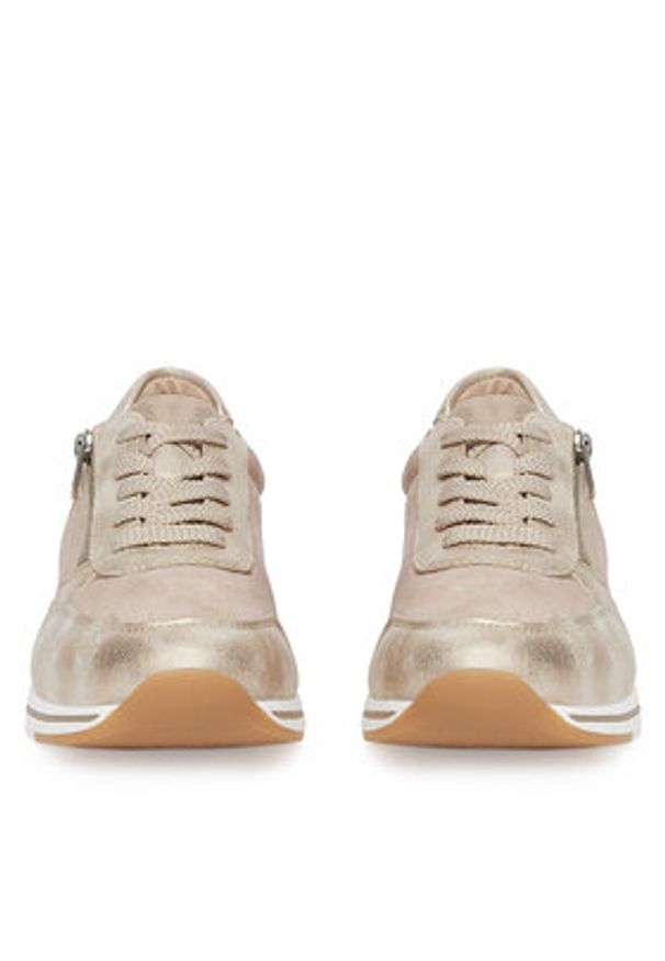 Remonte Sneakersy R6700-61 Beżowy. Kolor: beżowy. Materiał: materiał