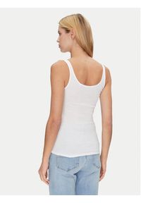 Mustang Top Lynn 1013930 Biały Slim Fit. Kolor: biały. Materiał: bawełna #5