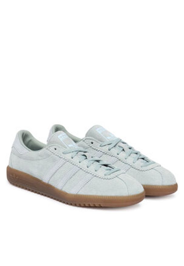 Adidas - adidas Sneakersy Brmd IH4180 Zielony. Kolor: zielony. Materiał: skóra, zamsz