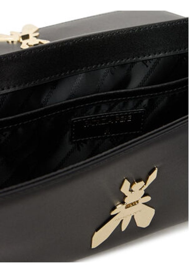 Patrizia Pepe Torebka 8B0268/L061-cvcK470 Czarny. Kolor: czarny. Materiał: skórzane