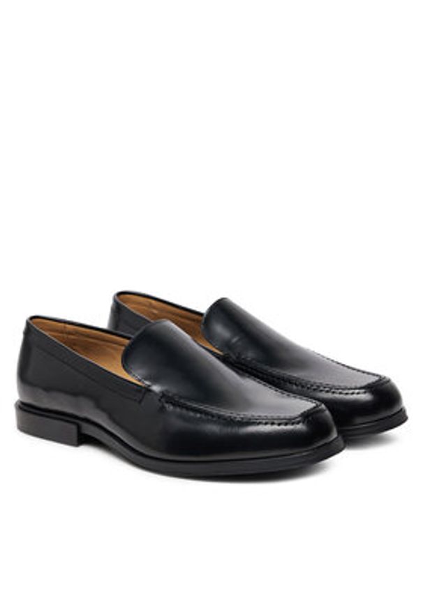 Calvin Klein Półbuty HM0HM01776 Czarny. Kolor: czarny. Materiał: skóra