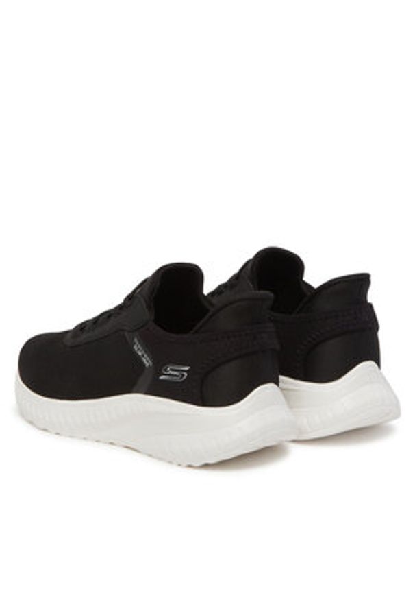 skechers - Skechers Sneakersy Bobs Squad Chaos-Tough Walk 118303/BLK Czarny. Kolor: czarny. Materiał: materiał