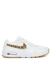 Nike WMNS Air Max SC Sneakersy damskie. Okazja: na co dzień. Kolor: biały. Materiał: guma, syntetyk, skóra. Szerokość cholewki: normalna. Wzór: motyw zwierzęcy. Model: Nike Air Max. Sport: fitness