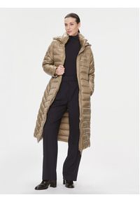 Calvin Klein Płaszcz zimowy Ess K20K206091 Brązowy Slim Fit. Kolor: brązowy. Materiał: syntetyk. Sezon: zima #6