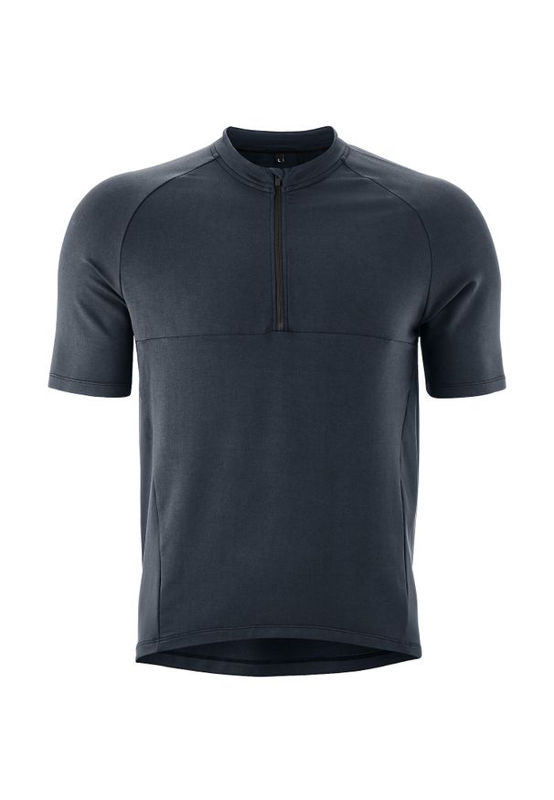GONSO - Koszulka z zamkiem błyskawicznym 1/2 Gonso Adventure Nature. Kolor: wielokolorowy, niebieski, czarny. Materiał: tkanina, wiskoza. Sport: kolarstwo