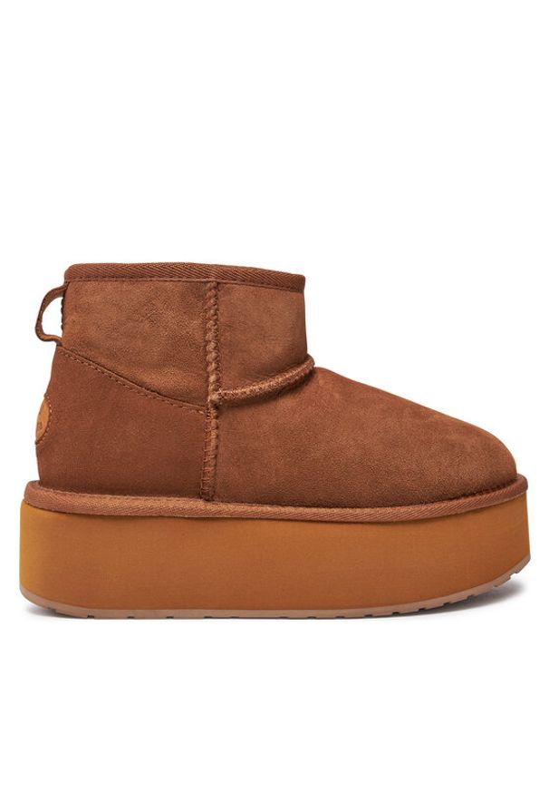 EMU Australia Śniegowce Stinger Micro Flatform W13082 Beżowy. Kolor: beżowy. Materiał: skóra