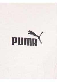 Puma T-Shirt Ess Small Logo 586669 Biały Regular Fit. Kolor: biały. Materiał: bawełna