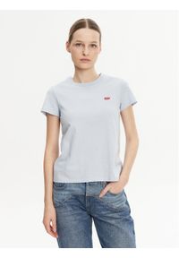 Levi's® T-Shirt Perfect 39185-0361 Błękitny Regular Fit. Kolor: niebieski. Materiał: bawełna