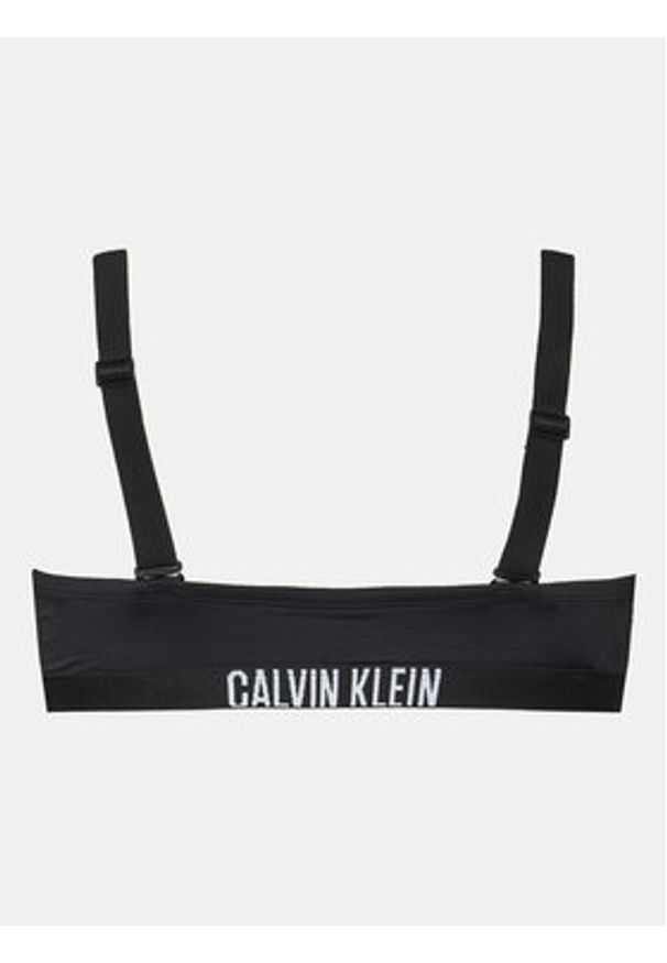 Calvin Klein Underwear Biustonosz z fiszbiną 000QF7725E Czarny. Kolor: czarny. Materiał: syntetyk
