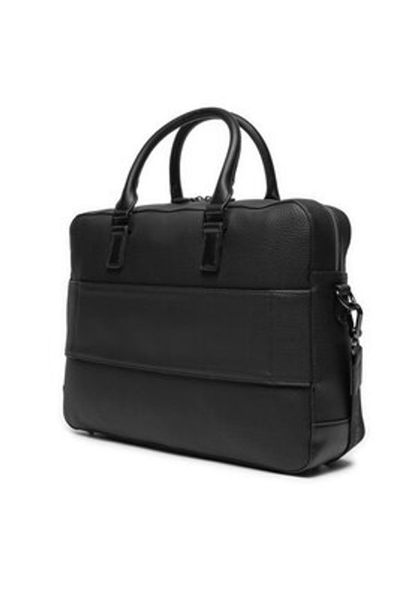 VALENTINO - Valentino Torba na laptopa Efeo VBS7O929 Czarny. Kolor: czarny. Materiał: skóra