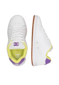 DC Shoes Sneakersy GAVELER ADJS700082-HPO Biały. Kolor: biały. Materiał: materiał #7