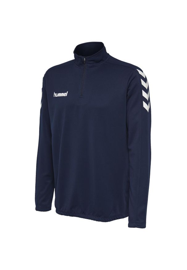 Bluza piłkarska dla dzieci Hummel Core Kids 1/2 Zip Sweat. Kolor: niebieski. Sport: piłka nożna