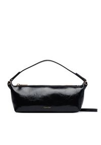 Calvin Klein Torebka Foil Logo Glossy LV04F3738G Czarny. Kolor: czarny. Materiał: skórzane #5