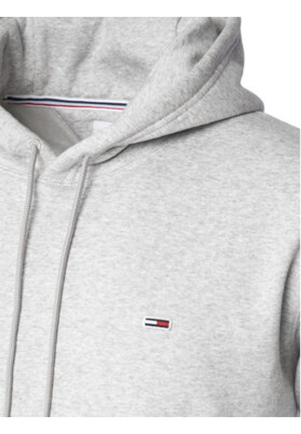 Tommy Jeans Bluza Regular Fleece DM0DM09593 Szary Regular Fit. Kolor: szary. Materiał: syntetyk