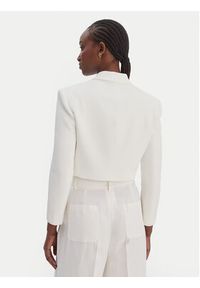 Elisabetta Franchi Marynarka G-I223-61E2-V690 Écru Regular Fit. Materiał: wiskoza #5