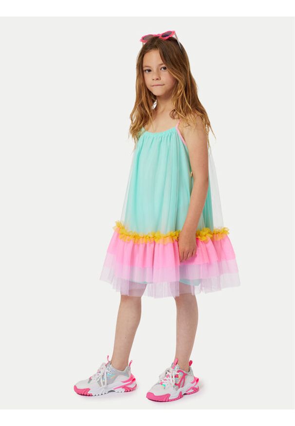 Billieblush Sukienka letnia U20160 Kolorowy Regular Fit. Materiał: syntetyk. Wzór: kolorowy. Sezon: lato