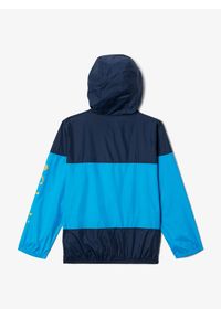 columbia - Kurtka wiatrówka chłopięca Columbia Flash Challenger Windbreaker. Kolor: niebieski. Materiał: poliester. Sport: turystyka piesza