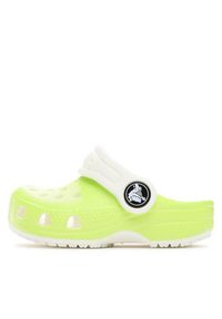 Crocs Klapki Crocs Classic Glow In The Dark Clog T 209161 Zielony. Kolor: zielony