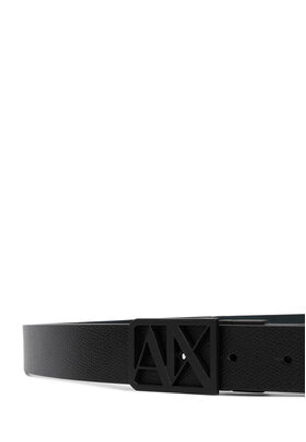 Armani Exchange Pasek XM002659 AF22849 MC038 Czarny. Kolor: czarny. Materiał: skóra
