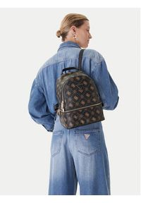 Guess Plecak Silia Travel TWGP98 90032 Czarny. Kolor: czarny. Materiał: skóra