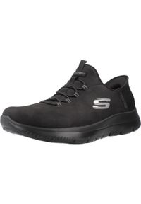 skechers - Tenisówki Skechers Model Summits-unknown Trai Slip-ins Kolor Czarny. Kolor: czarny. Materiał: syntetyk, materiał