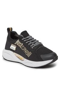 Just Cavalli Sneakersy 75RA3SH2 Czarny. Kolor: czarny #1