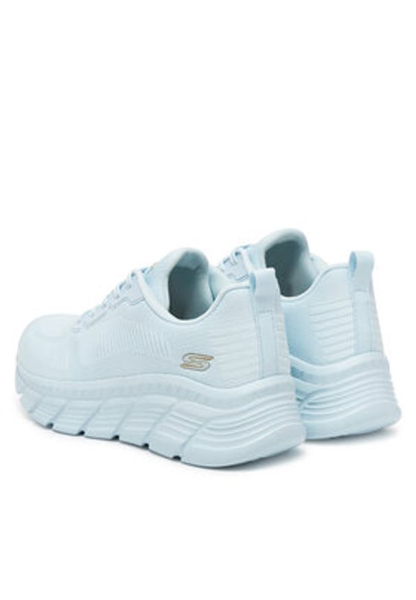 skechers - Skechers Sneakersy Bobs B Flex Hi-Flying Hi 117385/LTBL Niebieski. Kolor: niebieski. Materiał: materiał