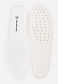 Born2be - Ciemnobeżowe Sneakersy na Kauczukowej Grubej Podeszwie z Paskami po Bokach Ninlili. Okazja: na co dzień. Zapięcie: pasek. Kolor: beżowy. Materiał: kauczuk #5