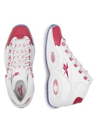 Reebok Sneakersy Question Mid 100074721 Biały. Kolor: biały. Materiał: skóra #5