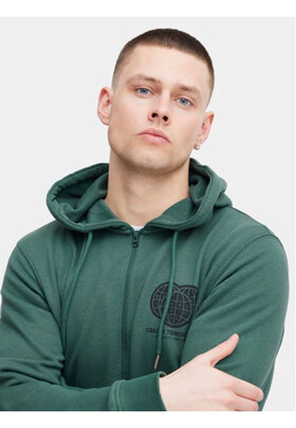 Blend Bluza 20716874 Zielony Regular Fit. Kolor: zielony. Materiał: bawełna