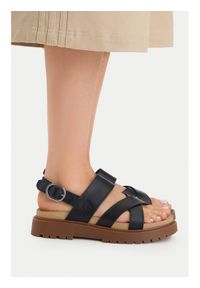 Timberland Sandały TB0A61TRW021 Czarny. Kolor: czarny. Materiał: skóra #1