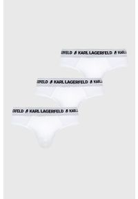 Karl Lagerfeld Slipy (3-pack) 211M2103 męskie kolor biały. Kolor: biały