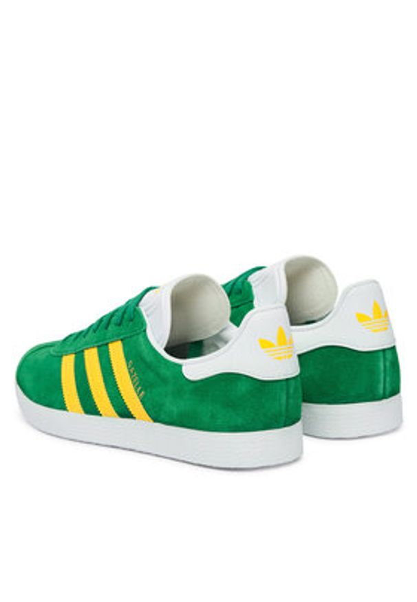 Adidas - adidas Sneakersy Gazelle HQ9187 Zielony. Kolor: zielony. Materiał: zamsz, skóra. Model: Adidas Gazelle