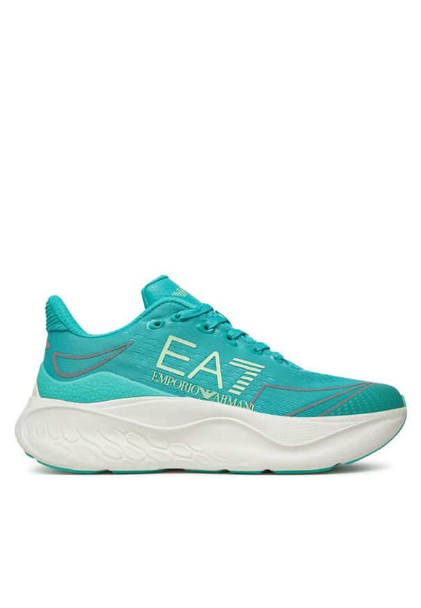 EA7 Emporio Armani Sneakersy X8X245 XK442 D132 Zielony. Kolor: zielony. Materiał: materiał
