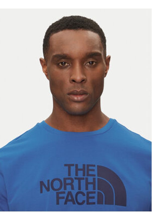 The North Face T-Shirt Easy NF0A8A6C Niebieski Regular Fit. Kolor: niebieski. Materiał: bawełna, syntetyk